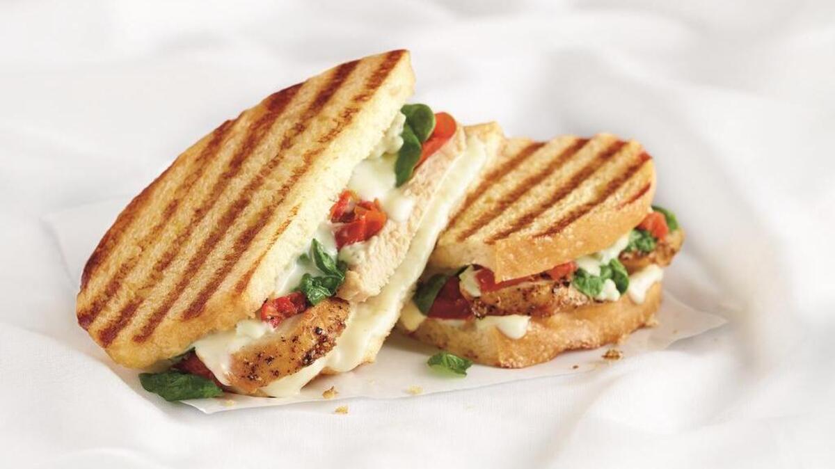 Chicken Pomodori Panini is among Corner Bakery’s offerings. A new location for the restaurant has opened in Hurst.