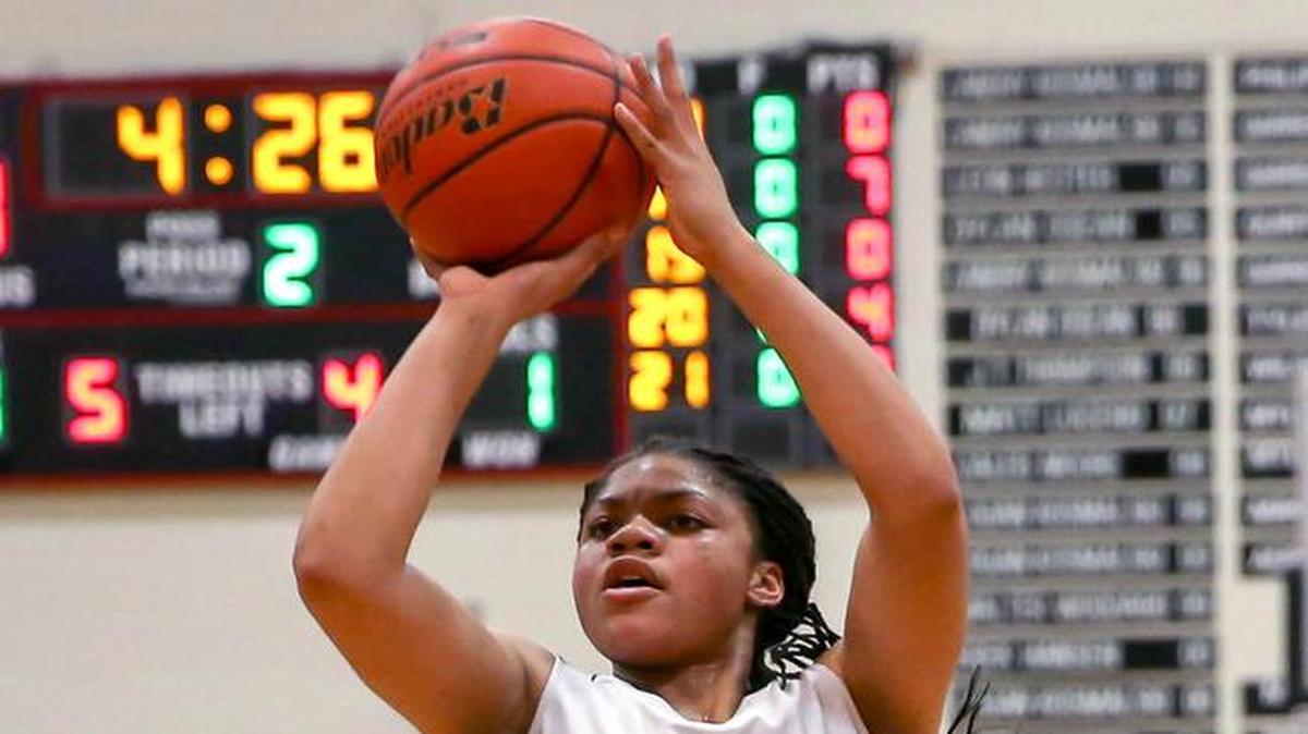 Trinity guard Trinity Oliver was hampered by an illness in the Lady Trojans’ upset playoff loss to DeSoto.