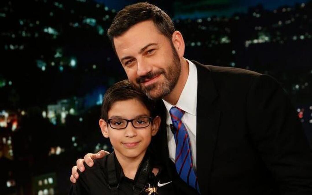 Jonathan Tivadar and Jimmy Kimmel
