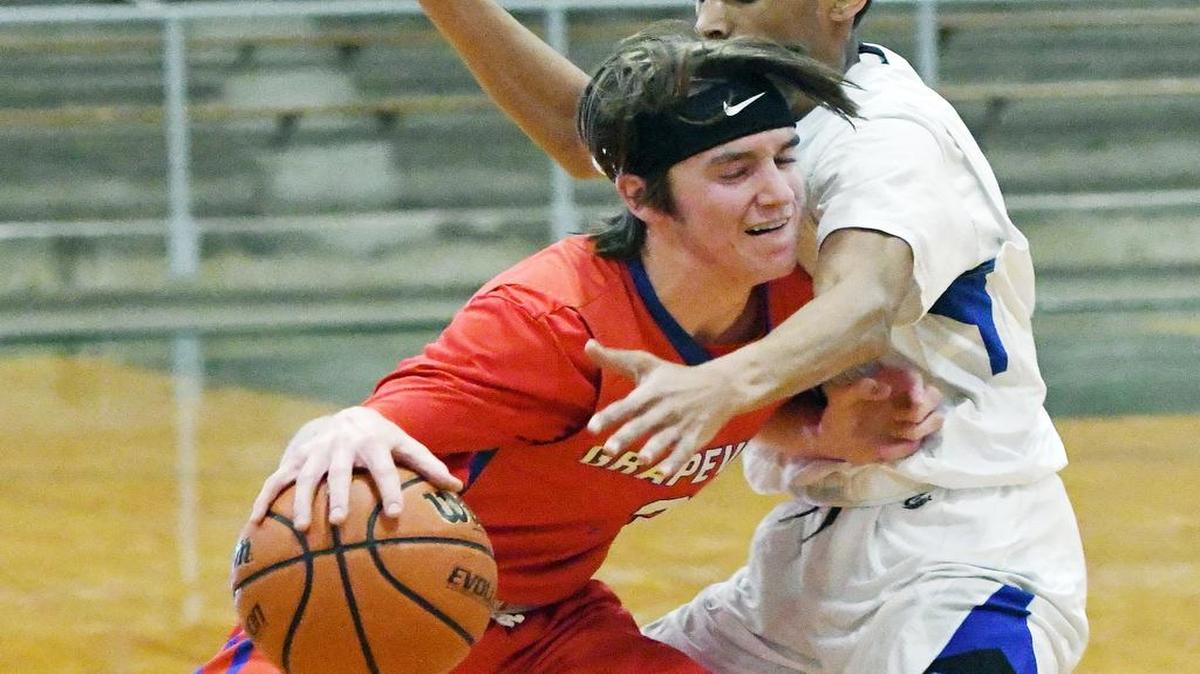 Grapevine's Ethan Tabor, left, is averaging 17 points per game.