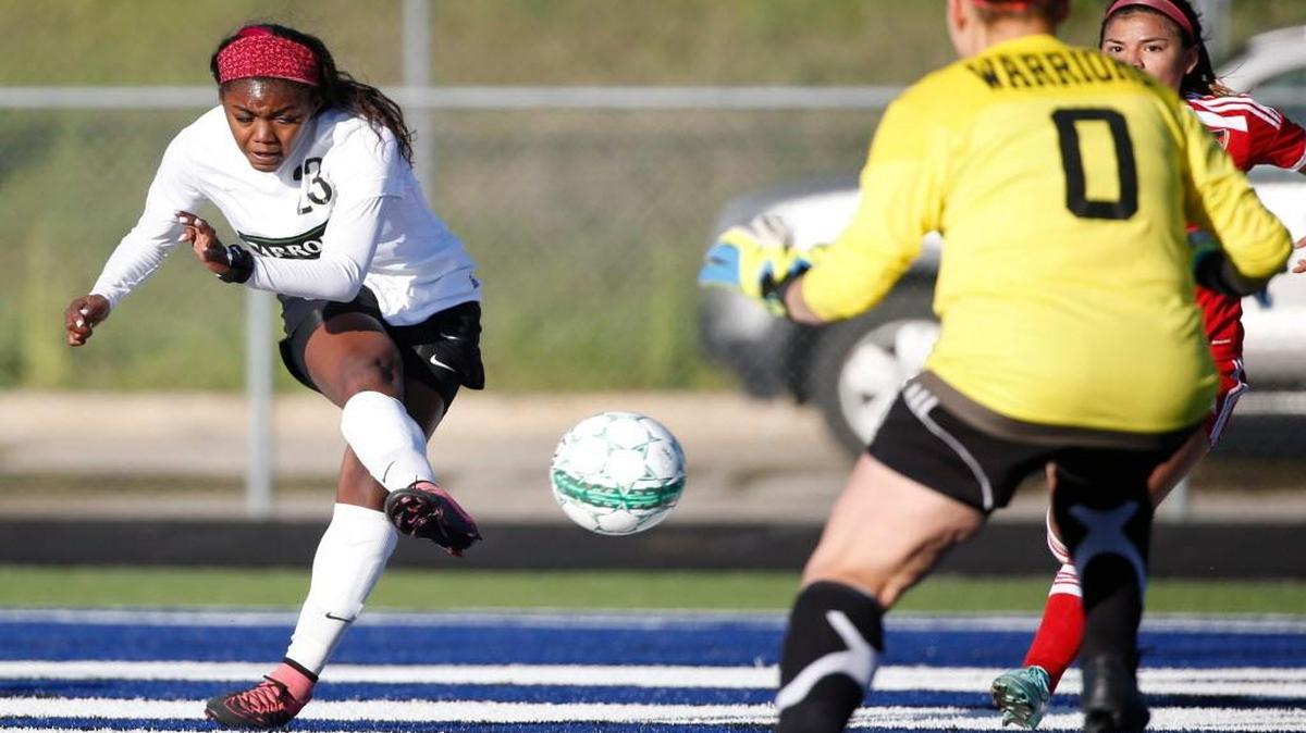 Southlake Carroll forward Ally Griffin (23) set three school records last season.