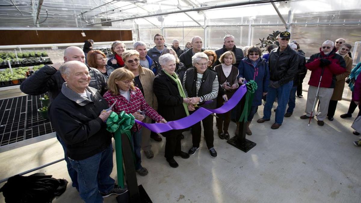 A ribbon was cut Friday at the grand opening of the Grapevine Botanical Gardens at Heritage Park.