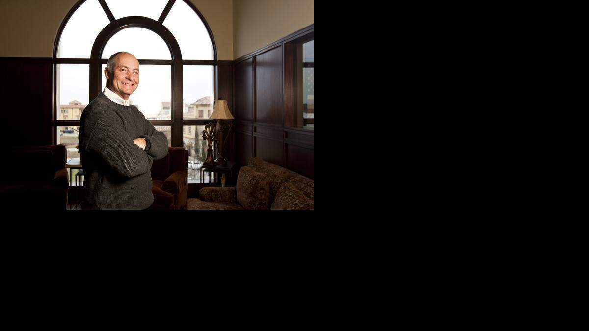 
Mayor David Kelly poses in Colleyville City Hall.
