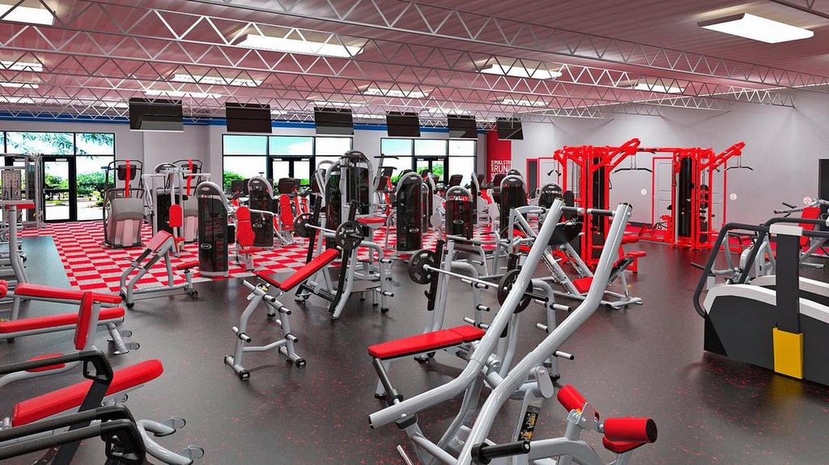 A rendering shows the inside of an Atlanta-based Workout Anytime, a 24-hour, seven-day-a-week fitness center with 140 units across the U.S. A center is expected to open in Hurst in January.