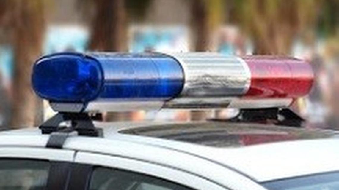 A Sanger motorcyclist was killed Tuesday afternoon when he was hit by wheels that came off a tractor-trailer.