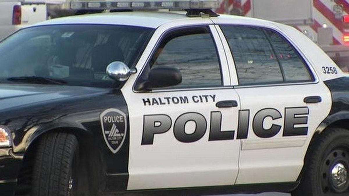 A Haltom City patrol officer is under investigation for spanking two children who ran away from their grandmother.