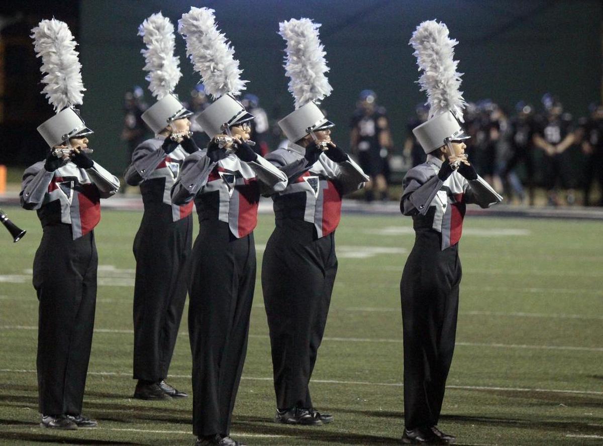 The Trinity High School marching band won’t be going to Oklahoma on Friday because there aren’t enough charter buses.