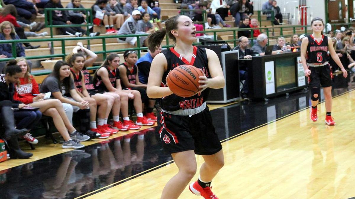Emily Lewis had the game-winning three-pointer against Keller in a recent non-district game.