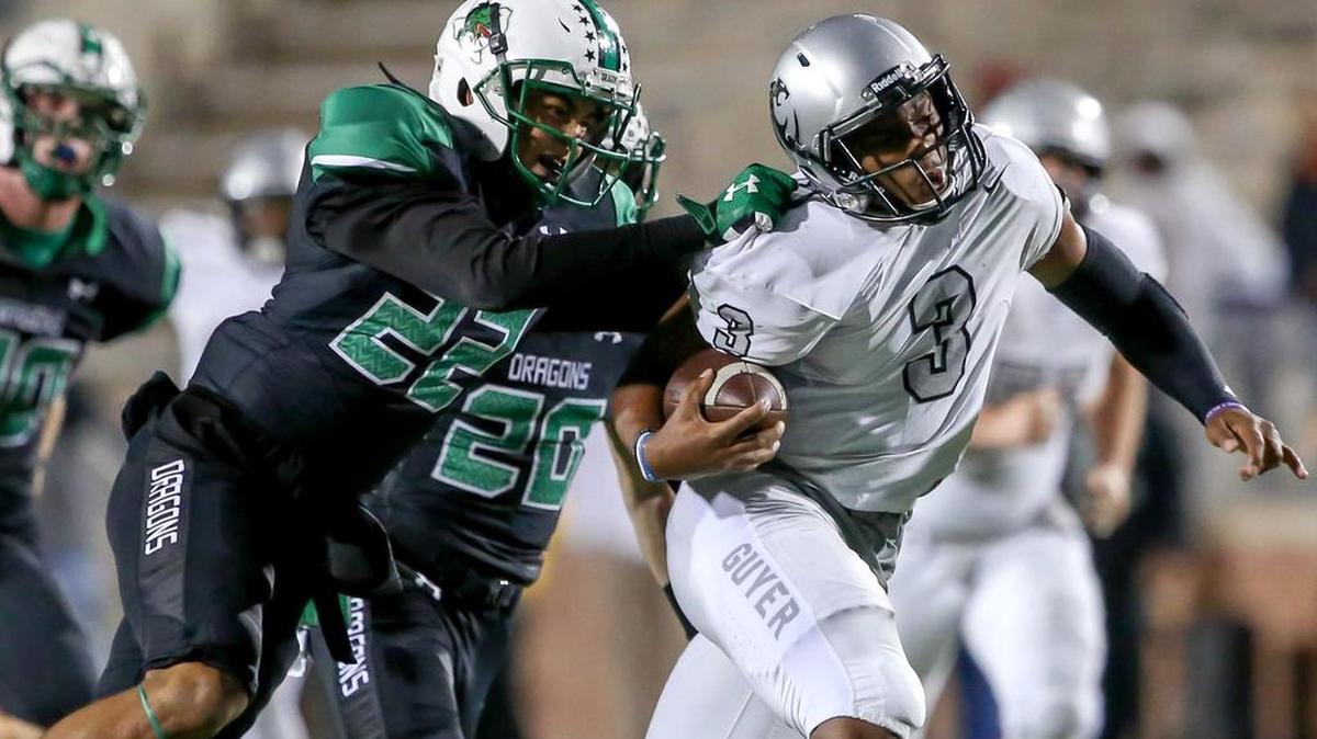 Southlake Carroll DB Robert Barnes, left, stood out recently at Nike’s The Opening event.
