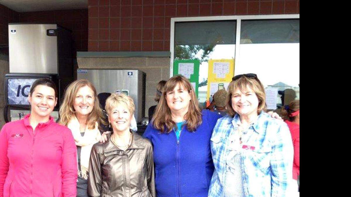 
Mid-Cities SOS President Tara Hutchins-Welsh with Anna Saunders, Barbara Reese and others.
