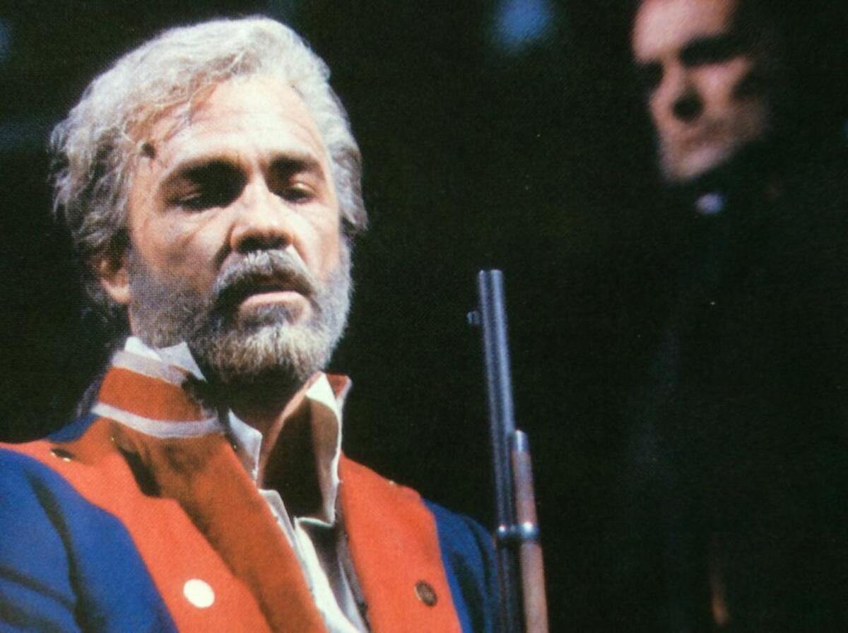 Gary Morris as Jean Valjean in “Les Miserables.”