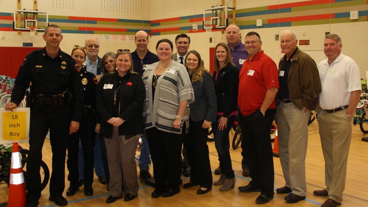 Volunteers from Haltom City, Birdville ISD and Waste Connections worked together to build and distribute 120 new bicycles and helmets to children at Birdville Elementary this holiday season. The event was the 17th Annual Promise Bike Build, sponsored by Waste Connections. This was the second year for the local office to be involved in the project.