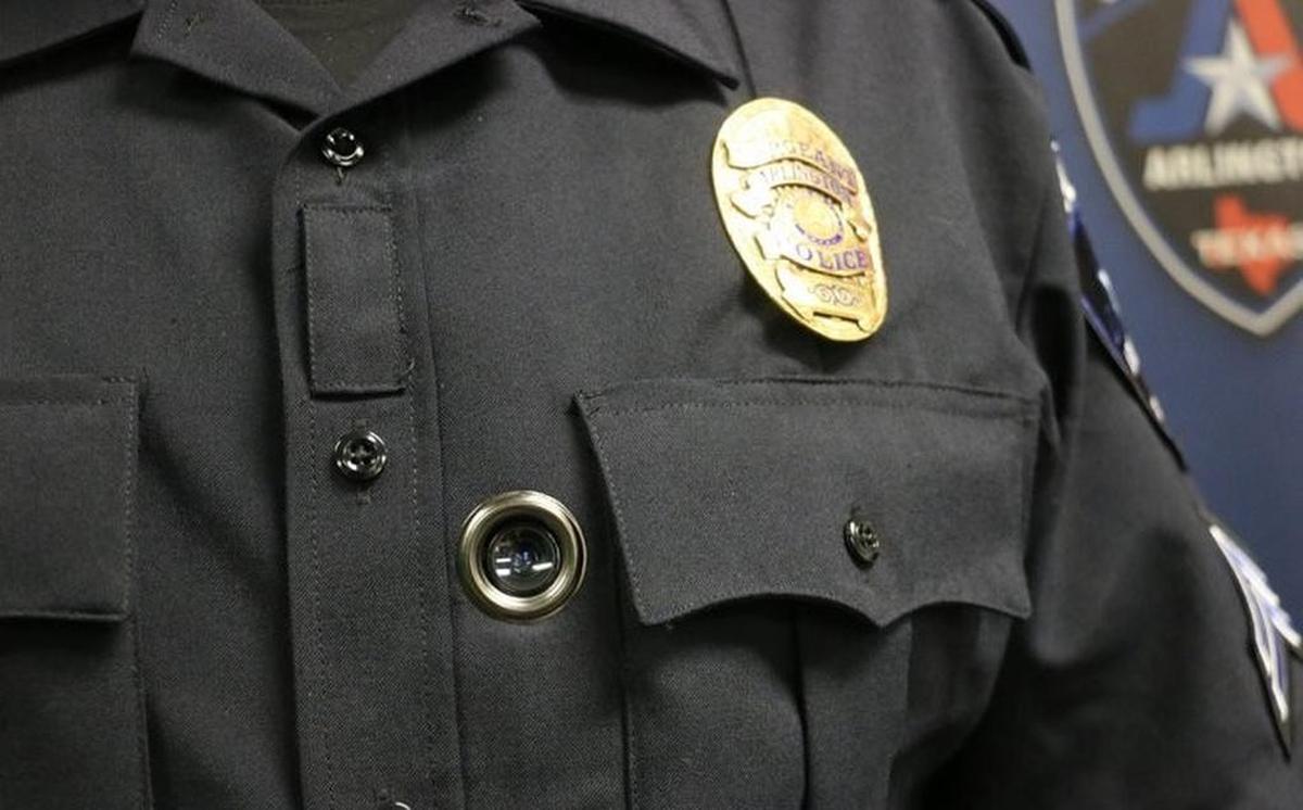 Arlington police started wearing embedded body cameras in December.