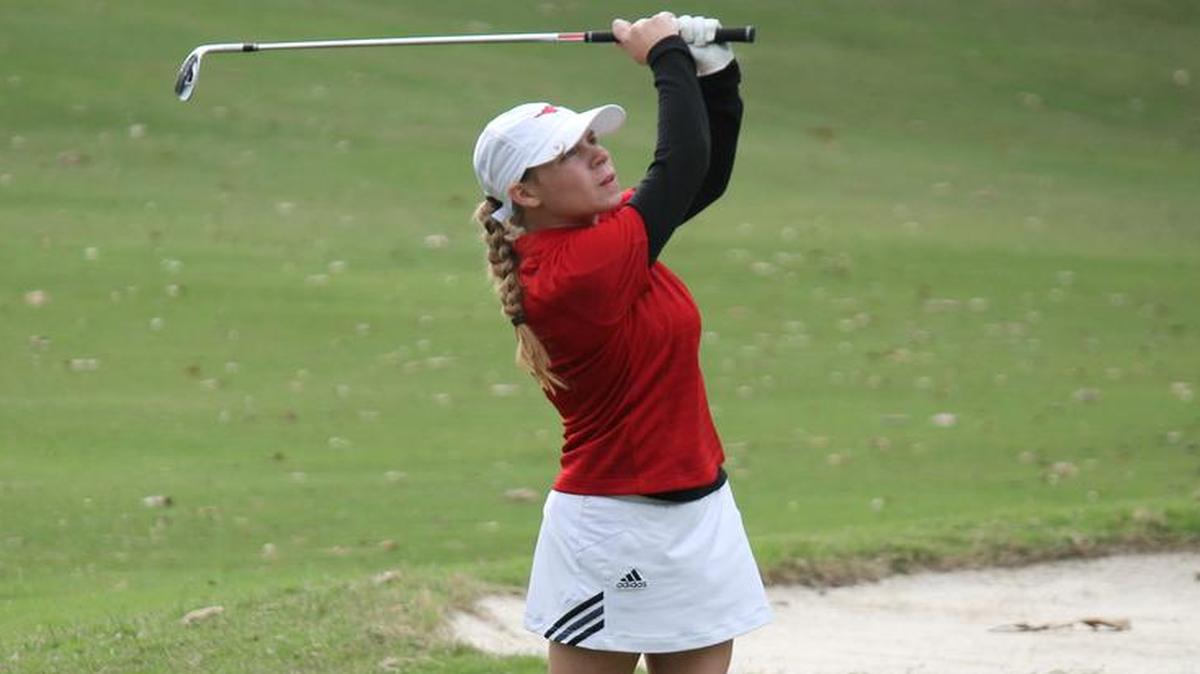 Emily Baze finished as the regional champion on the first-ever regionals first-place Lady Mustangs team this year.