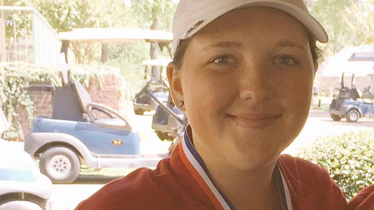 Baylee Oehlert just finished the recent District 6-5A golf tournament and finished third as an individual and worthy of an all-district team appointment. (Photo corrected from previously published version.)