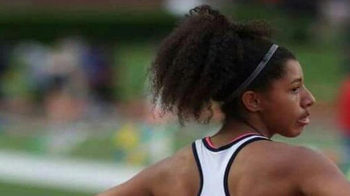 Anisha Garner leads the L.D. Bell girls track team with four gold medals.