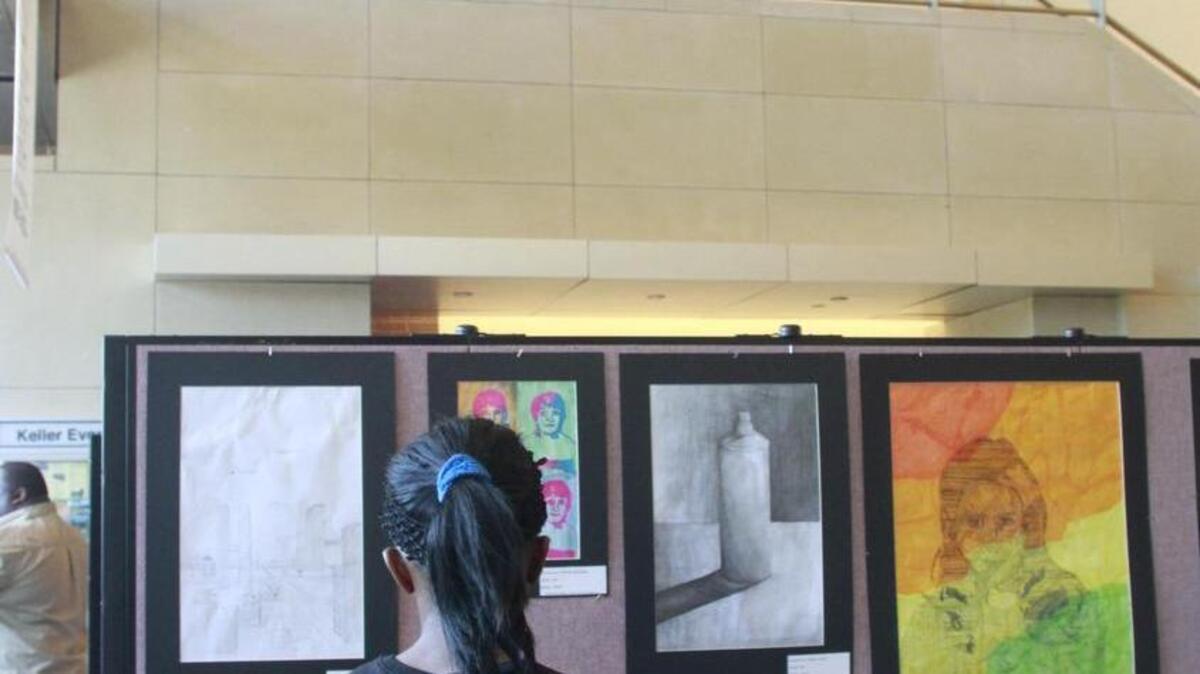 Keller students will showcase their art at Keller Town Hall at 1100 Bear Creek Pkwy.