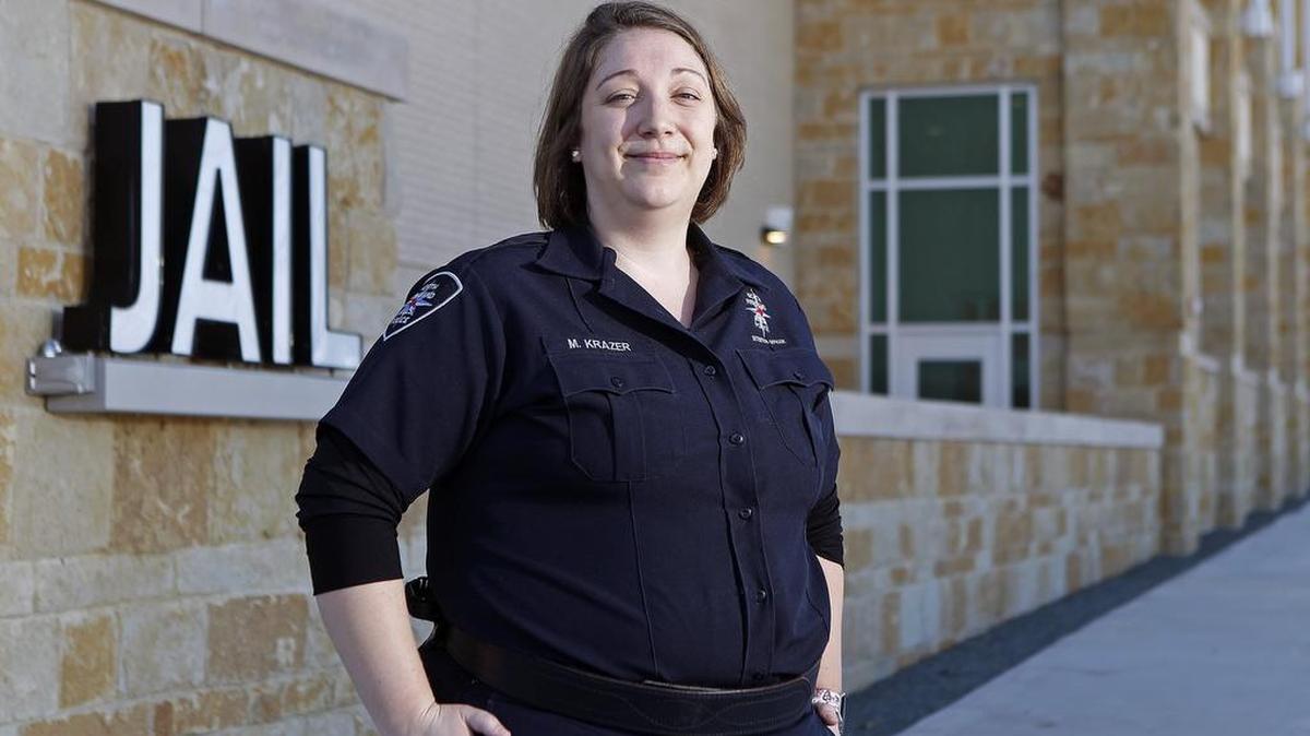 Detention officer Melany Krazer continues to find services that help inmates locate jobs, health care and housing.