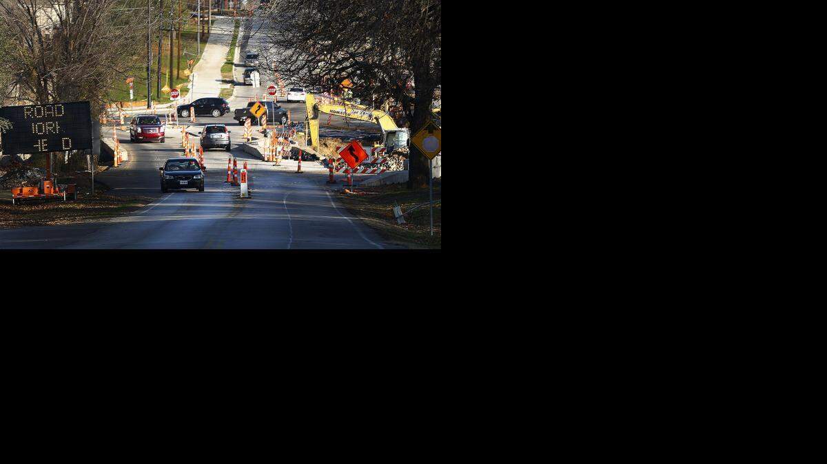 
Drivers work their way through a roundabout under construction at Cheek-Sparger Road and Central Drive/Jackson Road on the Bedford-Colleyville border.
