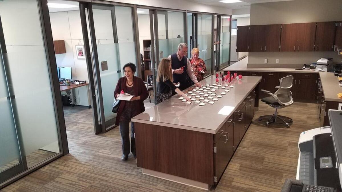 Trophy Club residents can use the community development are in the new Town Hall facility.