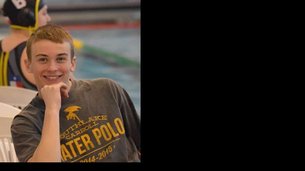 
Zachary Lowery of Carroll’s water polo team.
