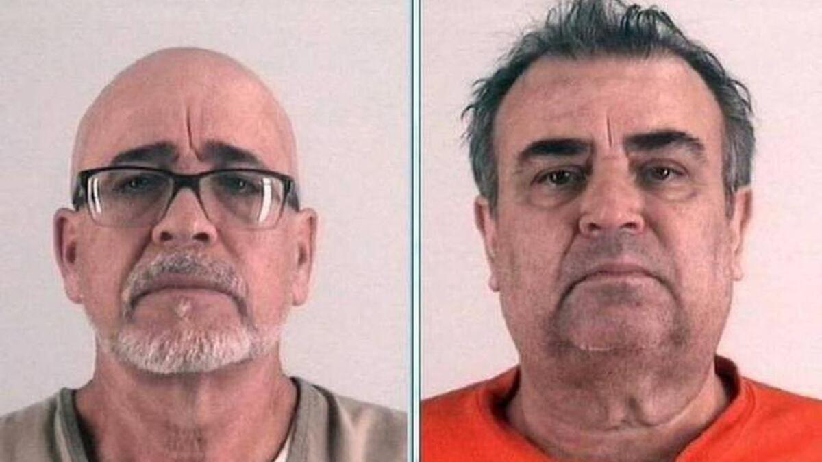 Jose Luis Cepeda-Cortes, left, and his cousin, Jesus Gerardo Ledezma-Cepeda, each have received two life sentences for their roles in the slaying.