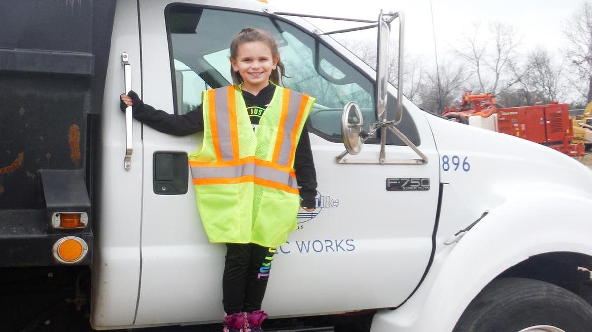 London DeZurik, 8, said a hightlight of being Colleyville Mayor for a Day was touring the city’s public works department.