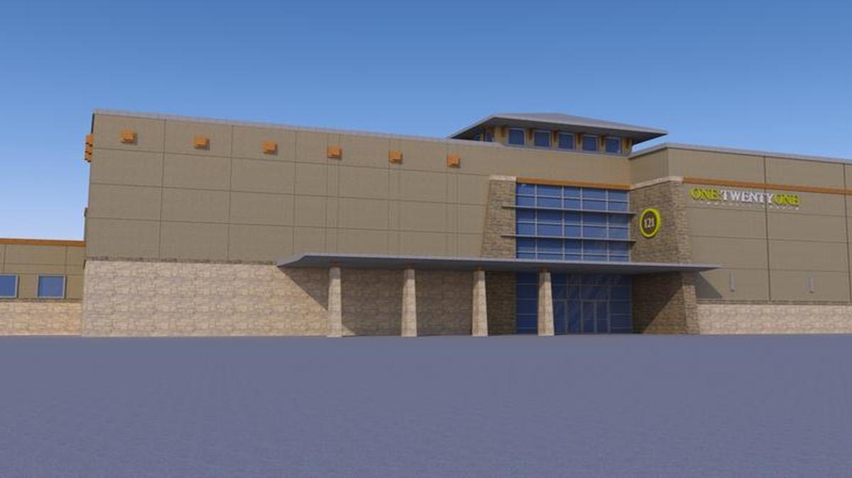 Exterior building renderings of 121 Community Church.