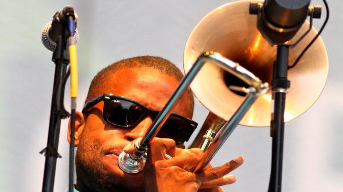 Trombone Shorty will be at Bedford’s blues festival over the Labor Day weekend.