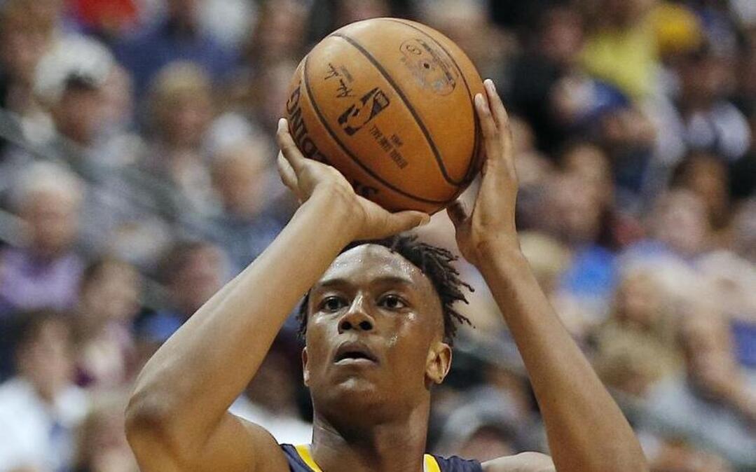 Indiana Pacers forward Myles Turner will be back home in August for a basketball camp at Trinity High School in Euless.