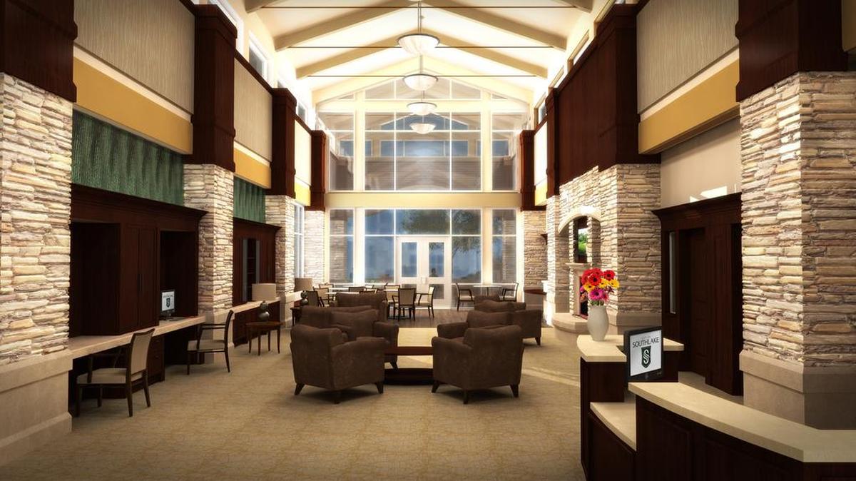 A rendering of the inside of The Marq.