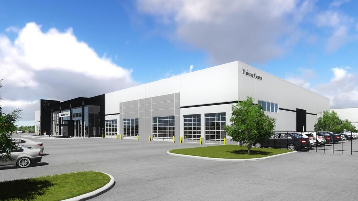 Artist’s rendering of the Mercedes-Benz