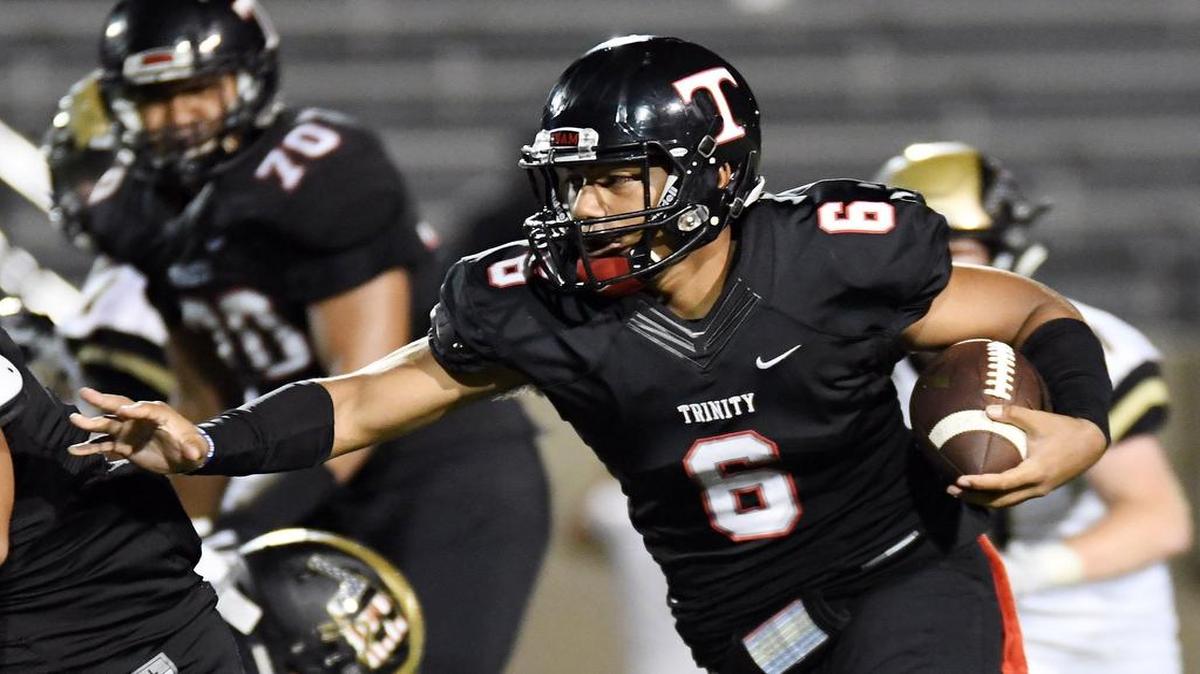 Trinity quarterback Malini Maile admits settling in as the new starter has been “kind of nerve-wracking.”