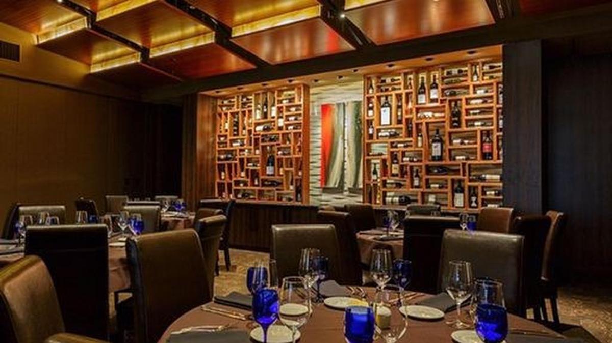 The interior of Perry’s Steakhouse and Grille in Frisco.