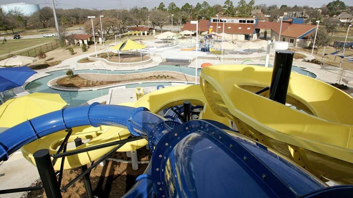 More pool area has been added to the Hurst Chisholm Aquatic Park. The park is scheduled to open in May.