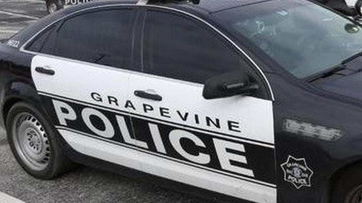 One person was injured Thursday afternoon after a car was hit by falling debris on Texas 121. Two other cars also were damaged in the accident.
