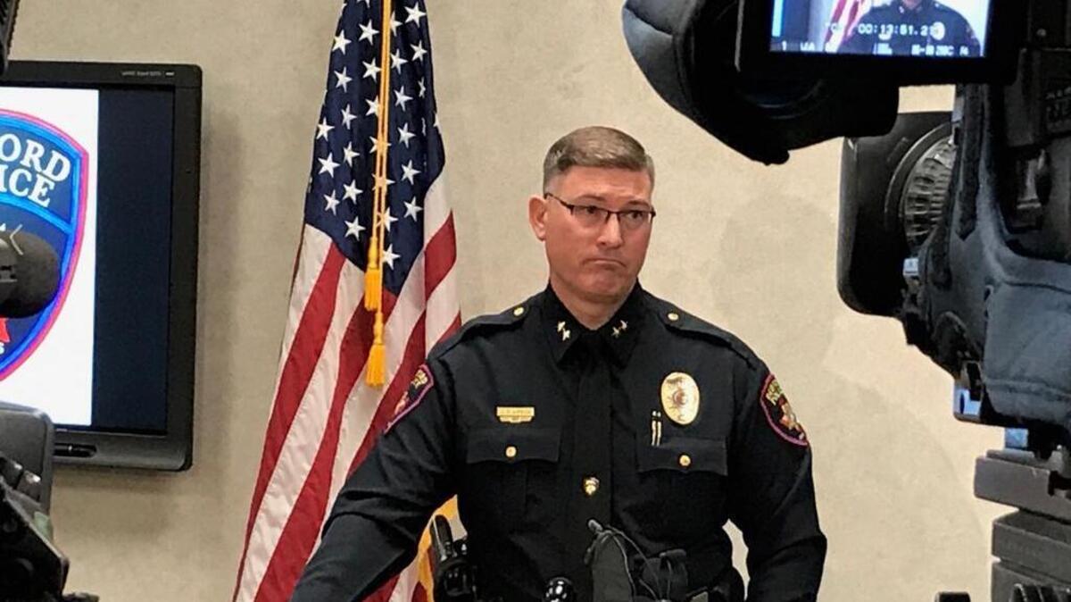 Jeff Gibson announced his retirement after five years as Bedford police chief.