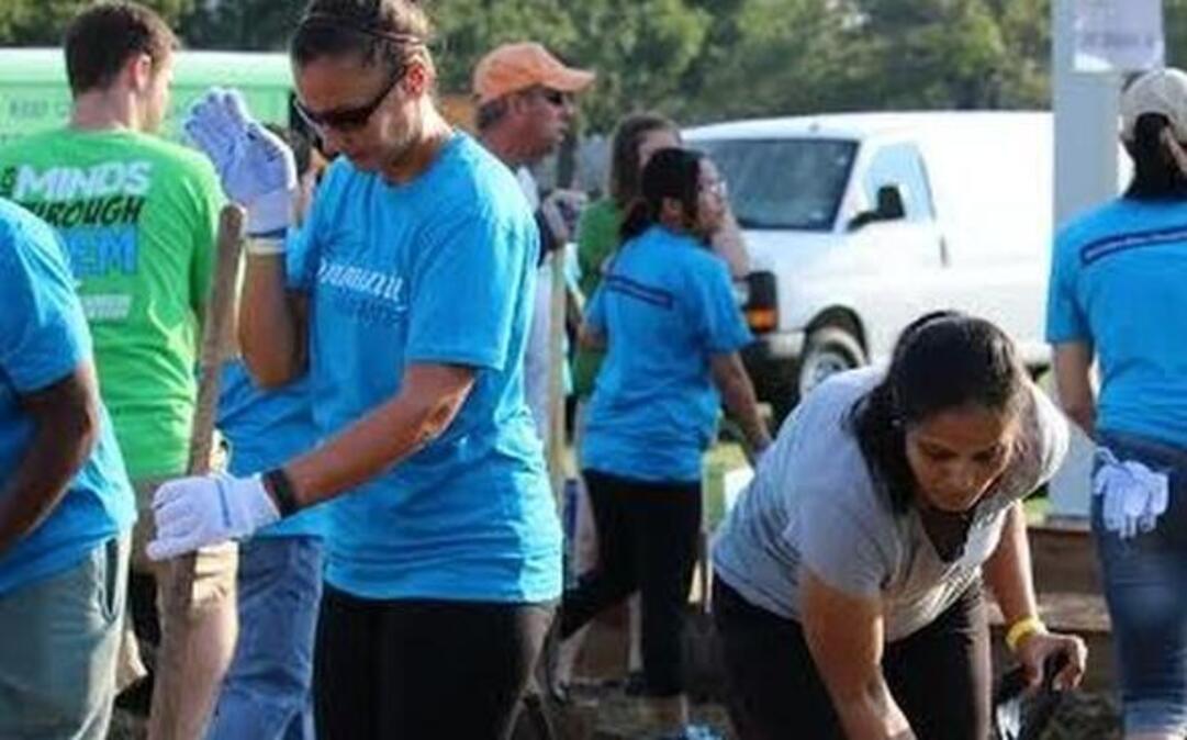 
A new learning garden was planted at Cannon Elementary in Grapevine.

