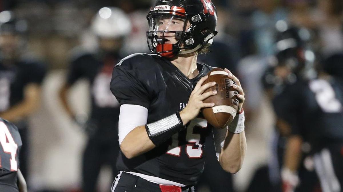 
Colleyville Heritage quarterback Camden Roane will be the Panthers’ primary weapon against Carroll.
