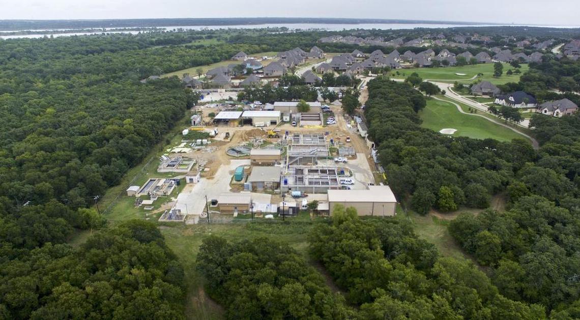The Trophy Club Municipal Utility District No. 1 provides water and sewer services for Trophy Club and part of Westlake. This is its wastewater treatment plant.