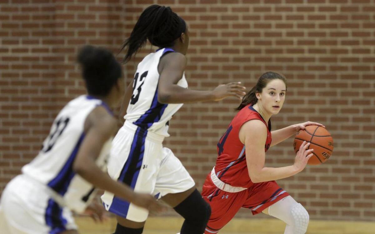 Grapevine Lady Mustangs guard Samantha Tatum (34) will miss the rest of the basketball season with a broken wrist.