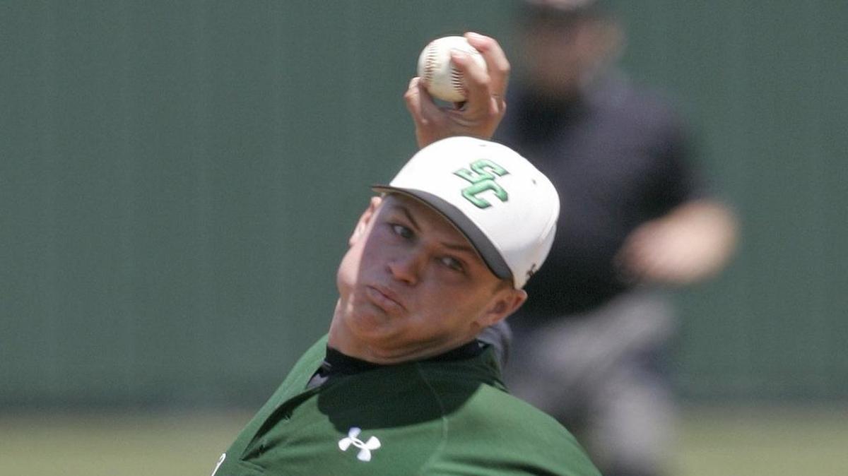 Carroll pitcher Kole Ramage is getting ready to become the Dragons’ No. 1 pitcher.