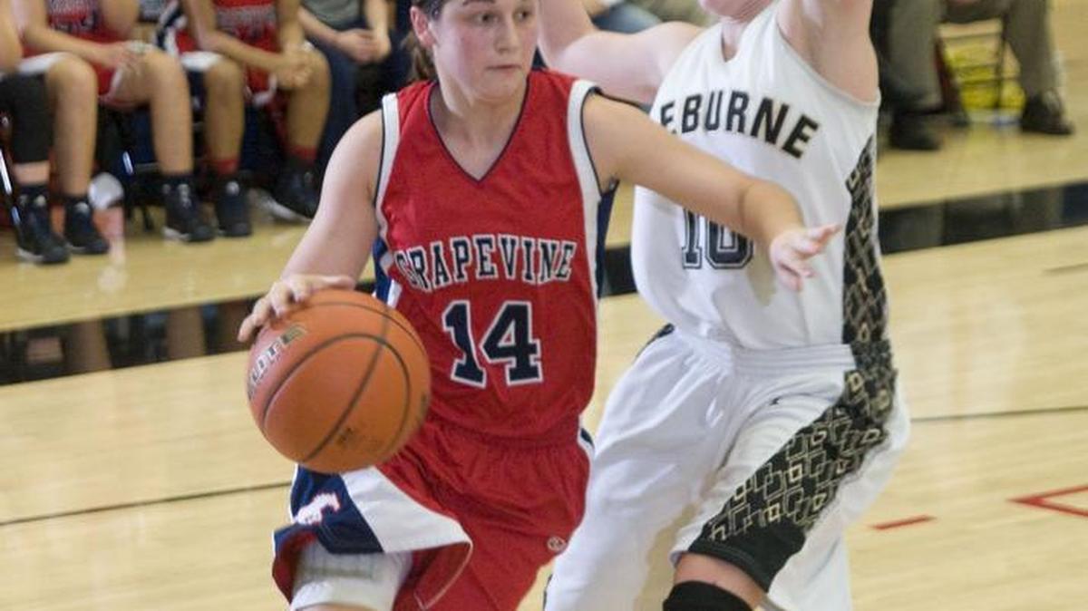 Grapevine's Abby Sandy, 14, missed the end of the Spring Creek tournament last week with a concussion.