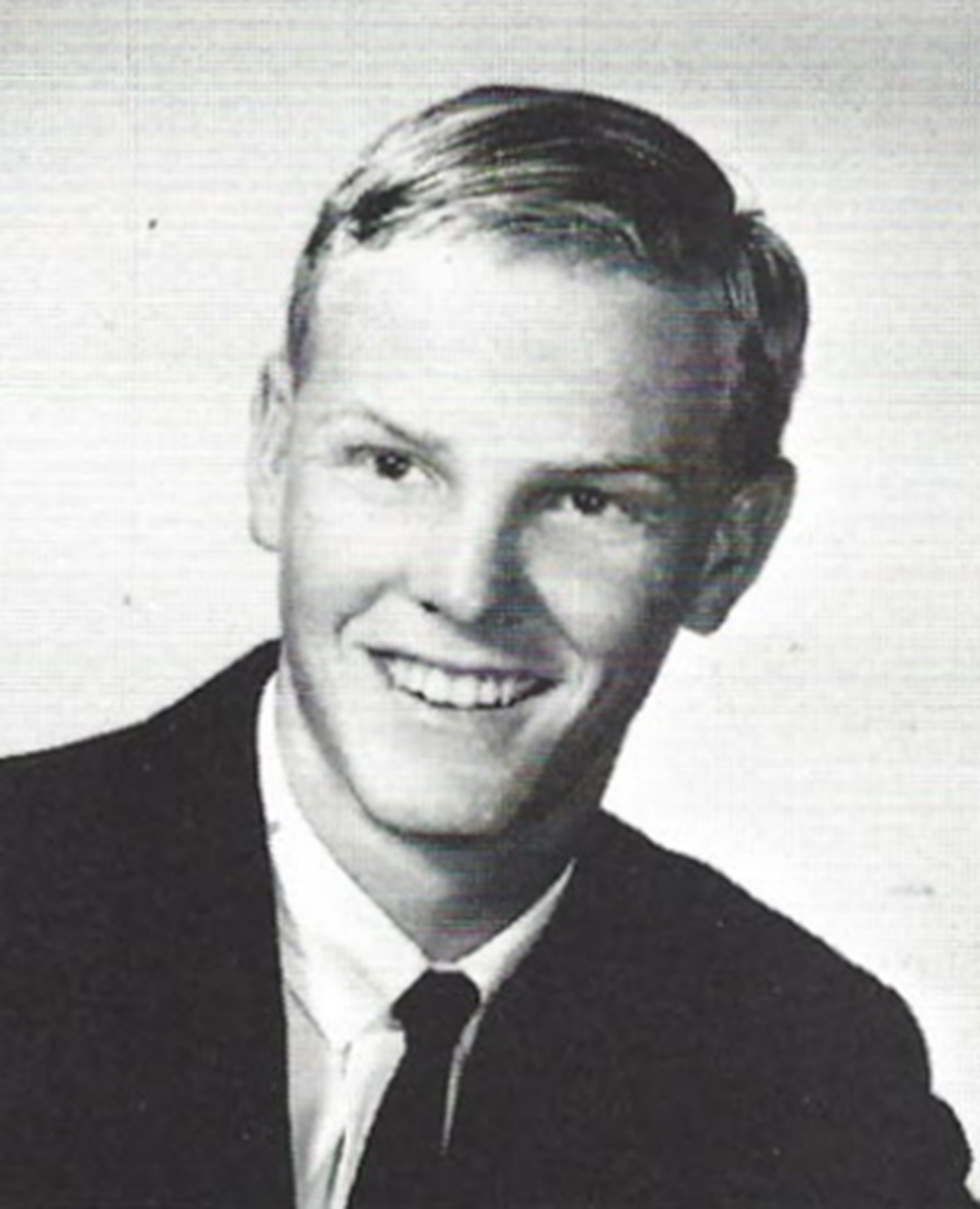 Michael Young’s senior class photo from the 1967 L.D. Bell High School yearbook.