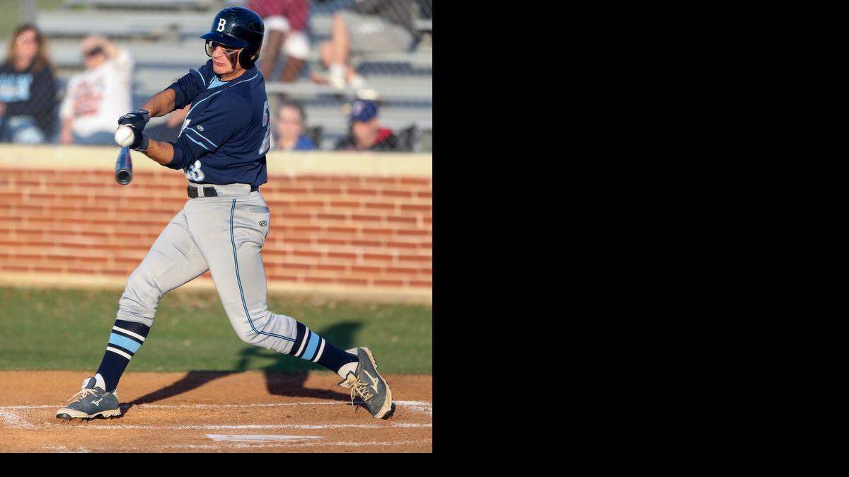 
L.D. Bell's Mason Peterson has led the Blue Raiders with a .400 batting average.

