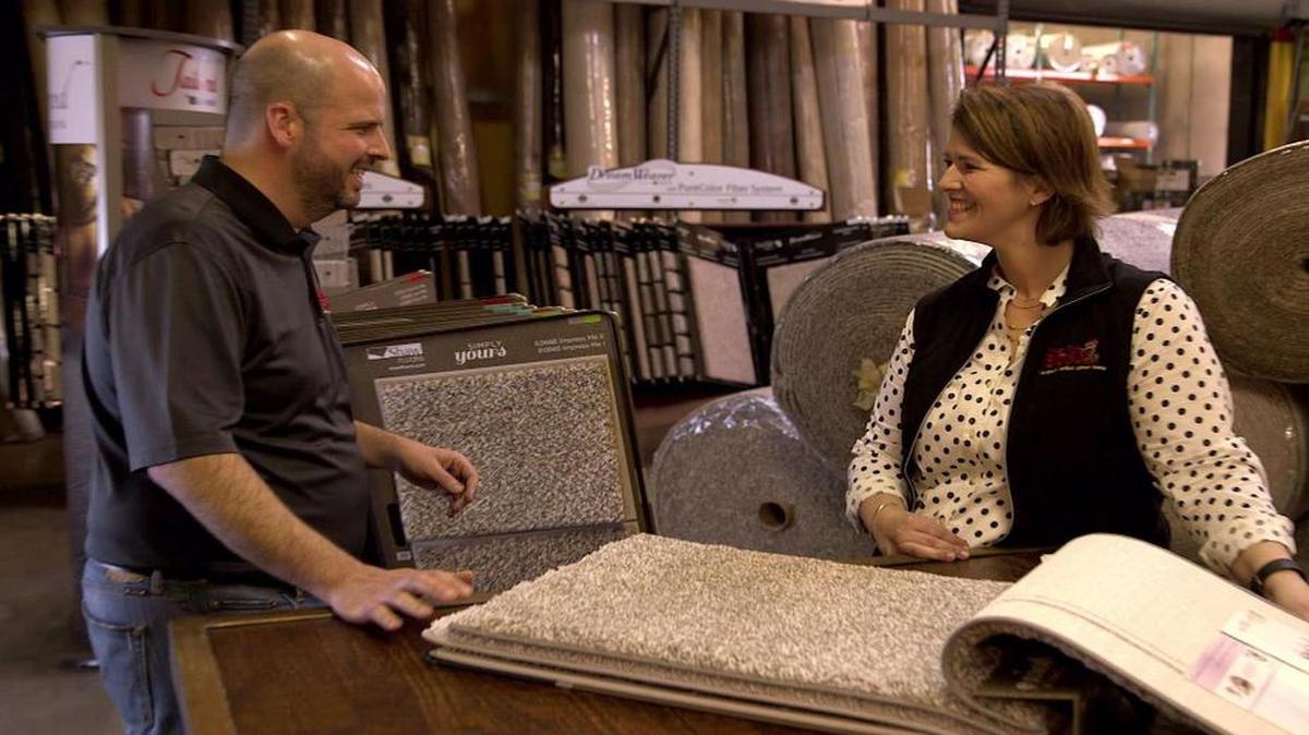 Self-made millionaires Richard and Rachel Bell enjoy success with their company The BOSS — Boss Builders Outlet Superstore.
