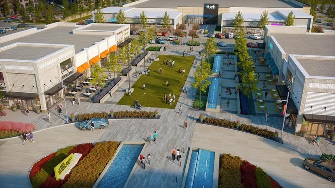 An outdoor plaza for live entertainment and other activities is expected to open in June at Glade Parks in Euless.