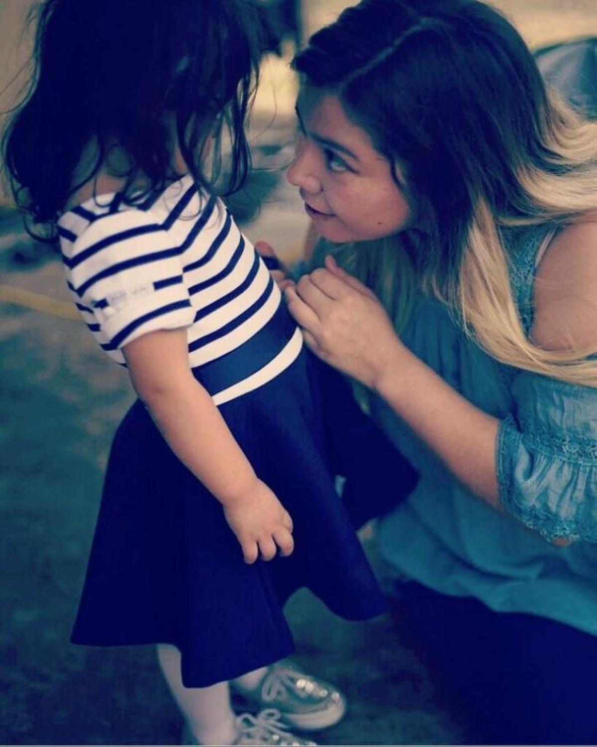 This is a picture of Cynthia Marie Randolph, 24, with her daughter, Juliet Ramirez. Randolph was sentenced to 20 years in the deaths of her two children on May 26.