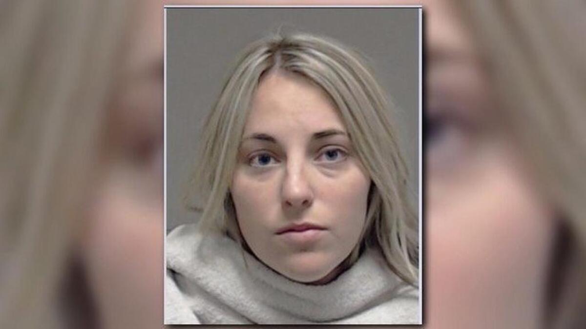 Alaina Ferguson, 23, was arrested after allegedly having a sexual relationship with one of her students.