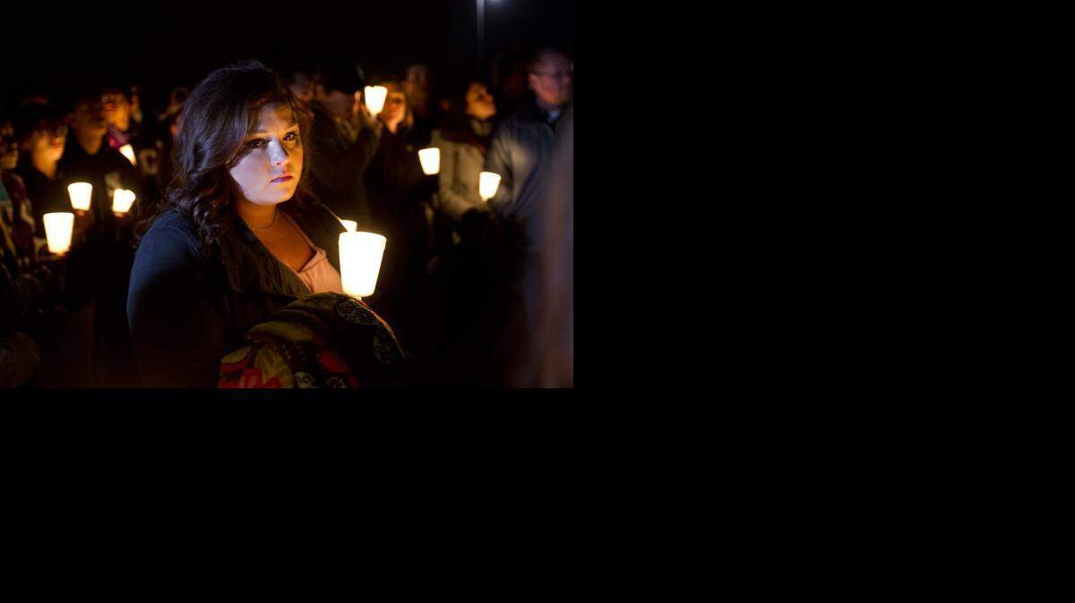 
Friends gathered in Bicenntenial Park in Crowley Tuesday night to honor a mother and two daughters found dead in their Crowley home Sunday afternoon. 
